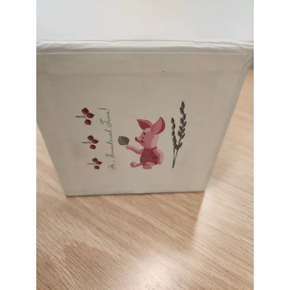 Disney WINNIE the POOH Picture Photo‎ Frame/Cube Keepsake Box W/Ribbon Closure
